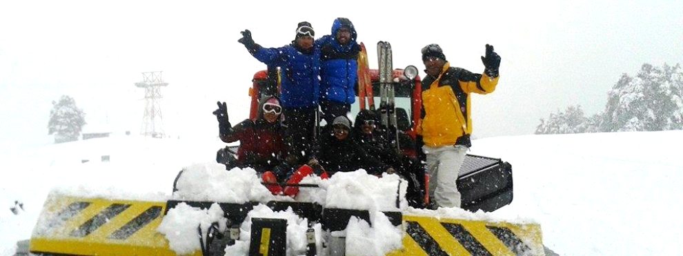 Nanda Inn Auli skiing course Nanda Inn Ski course